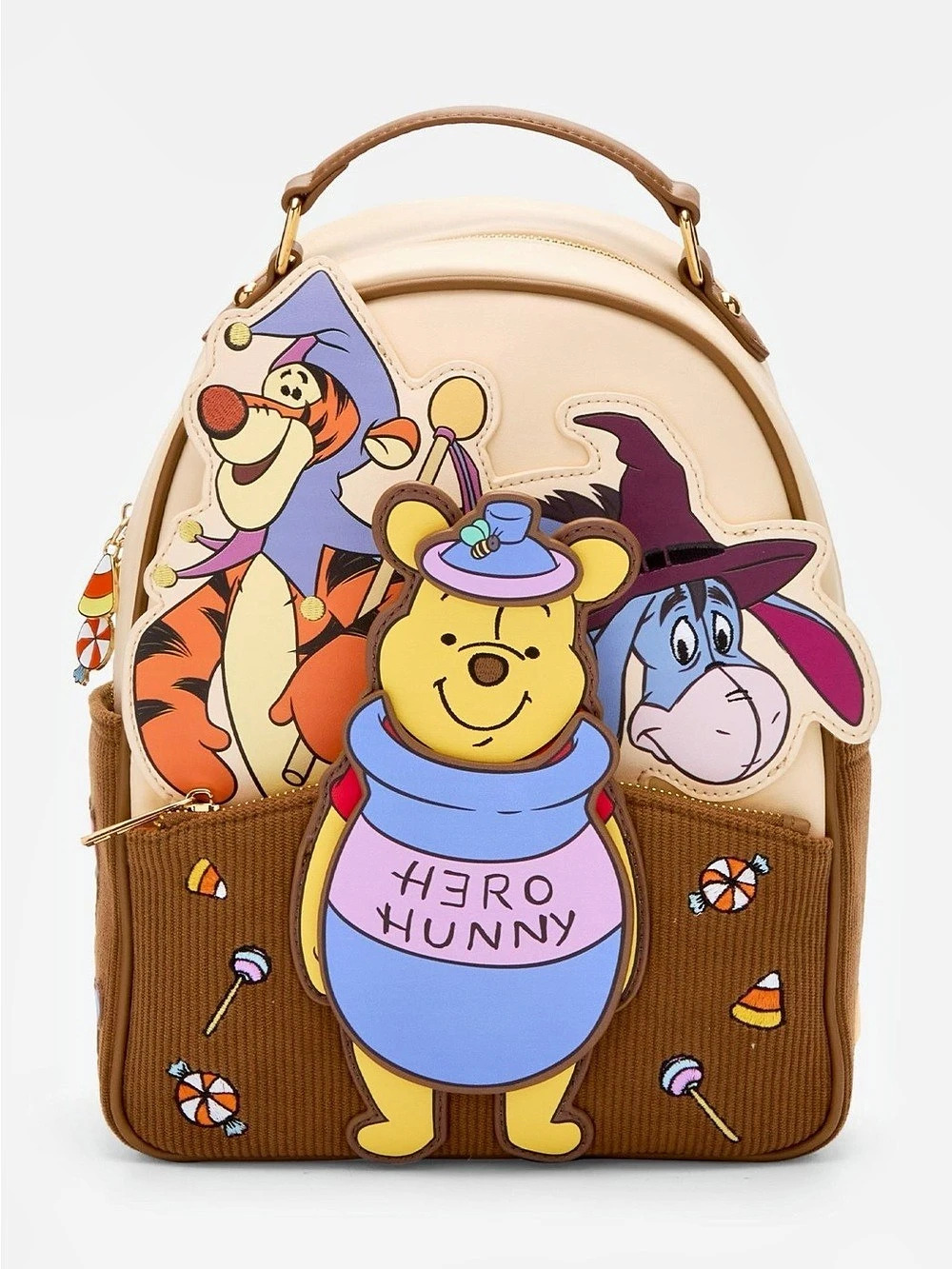 Loungefly Disney Winnie the Pooh Halloween Mini Backpack W/ Changing Costumes